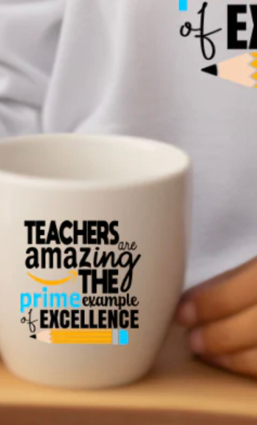 Teachers are Amazing! Inspirational Motivational Gifts For teachers, librarian, principals  Coffee Tea Lover Mug 15oz