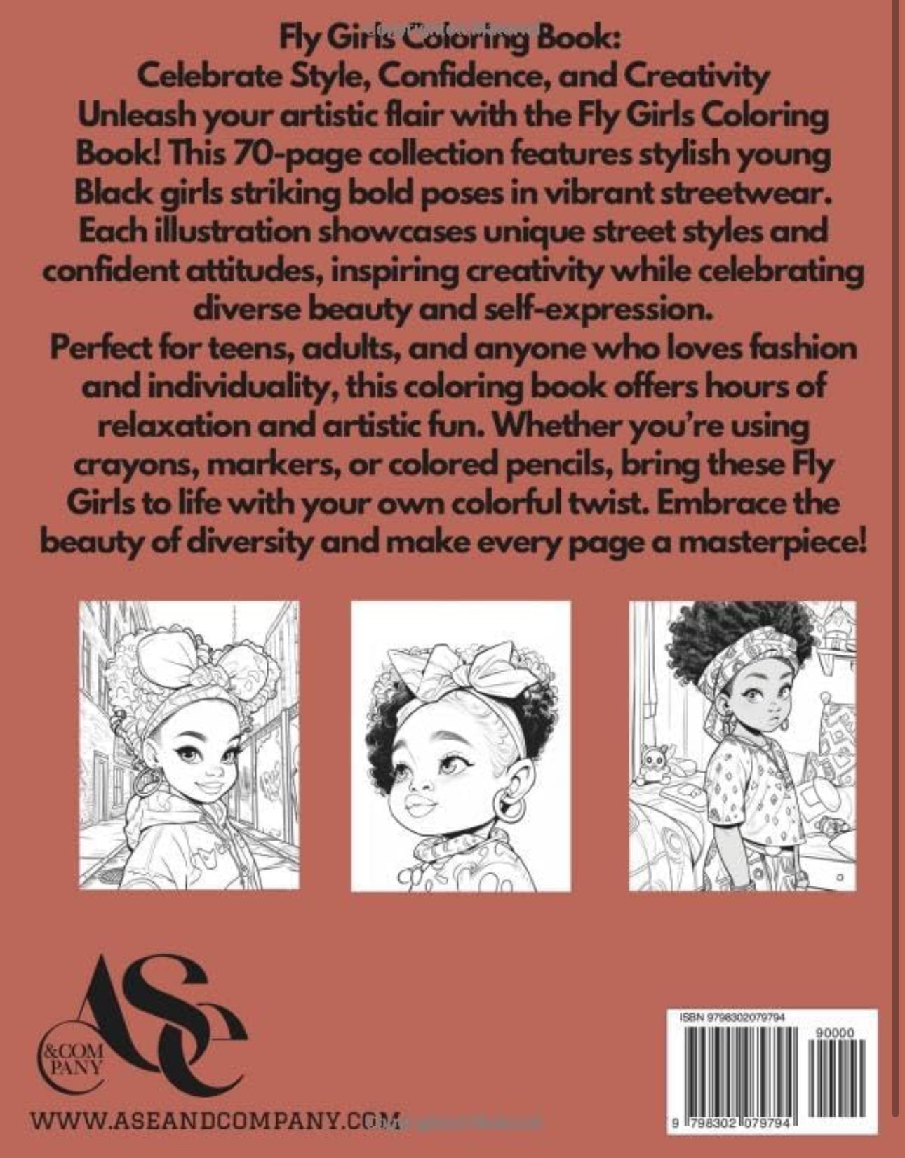 Fly Girls Coloring Books