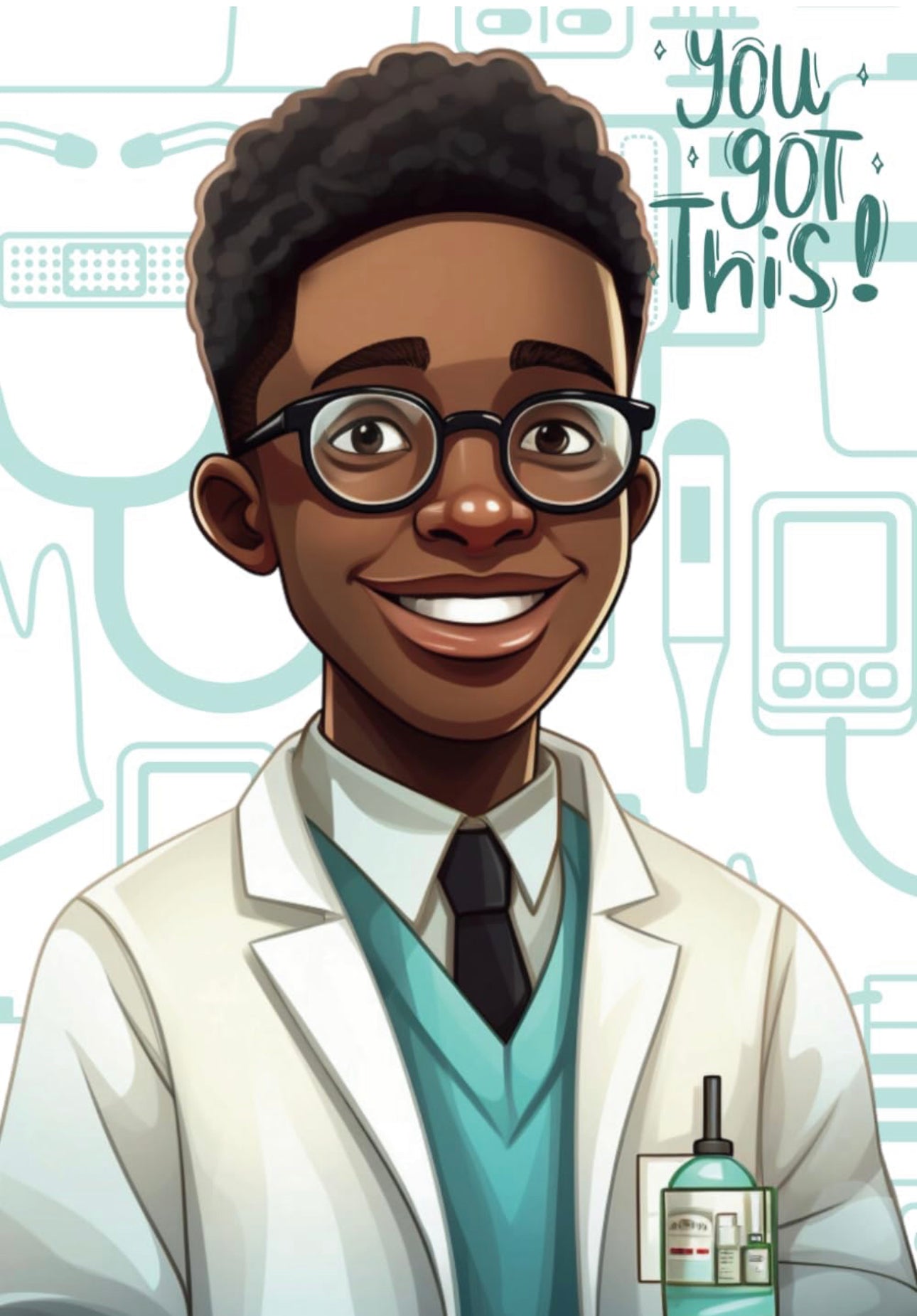 Future Dr. Boy Lined Notebook Journal