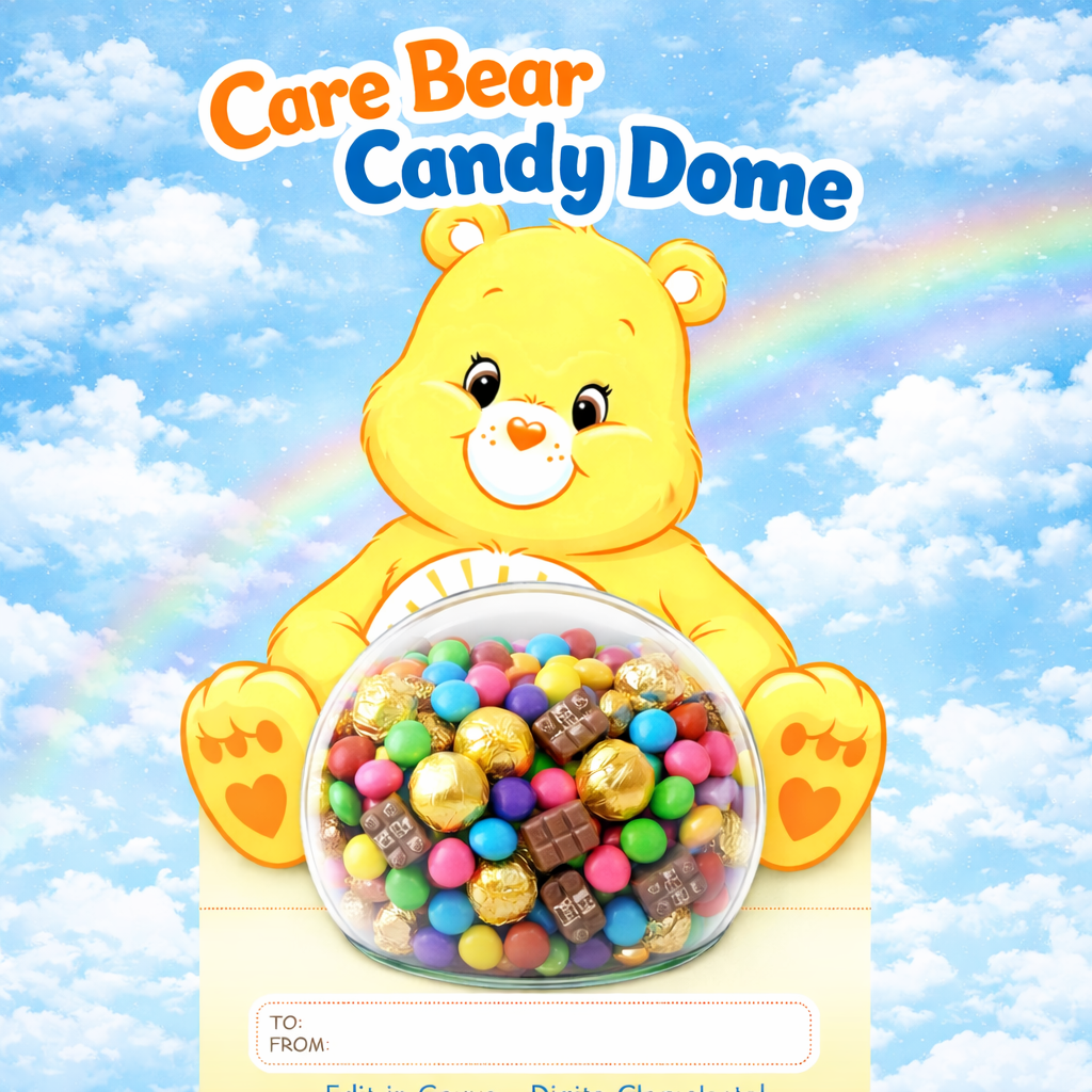 Care Bear Candy Dome Template – Àse & Company