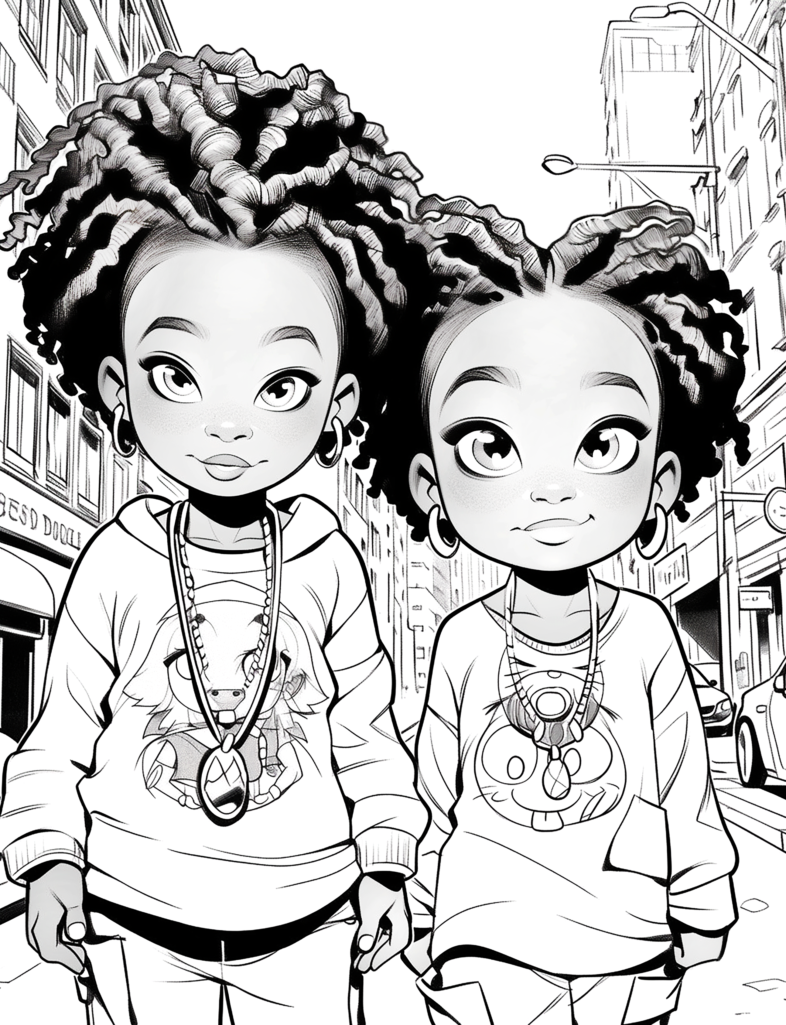 Melanin Magic Moments: Black Kids Coloring Extravaganza