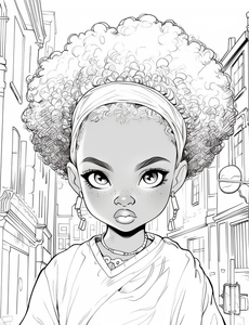 Melanin Magic Moments: Black Kids Coloring Extravaganza