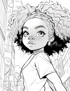 Melanin Magic Moments: Black Kids Coloring Extravaganza