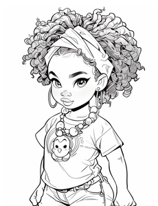 Melanin Magic Moments: Black Kids Coloring Extravaganza