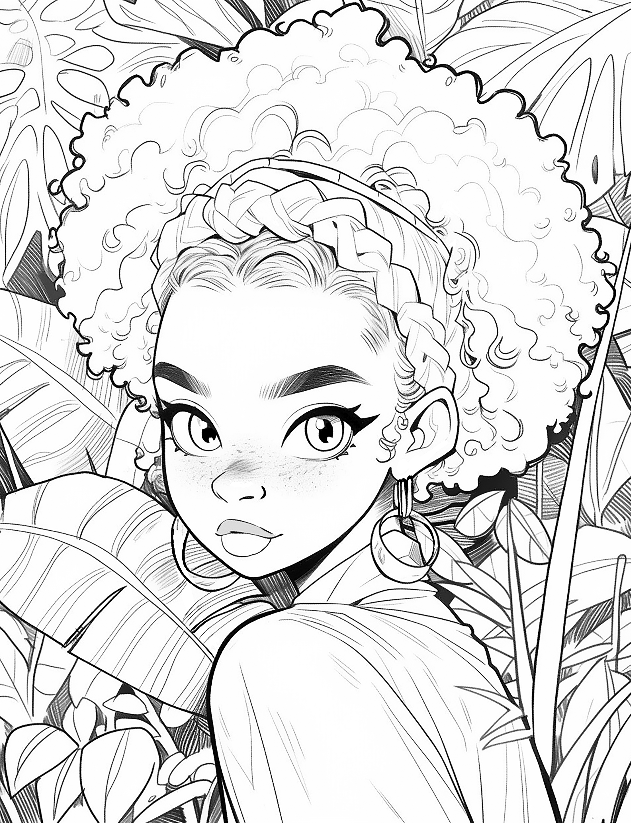 Warrior Queens: African Women Coloring Book