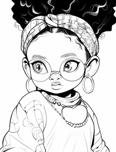 Melanin Magic Moments: Black Kids Coloring Extravaganza