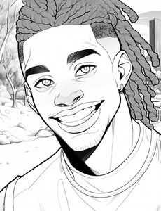 Expressions of Excellence: Black Men Coloring Book
