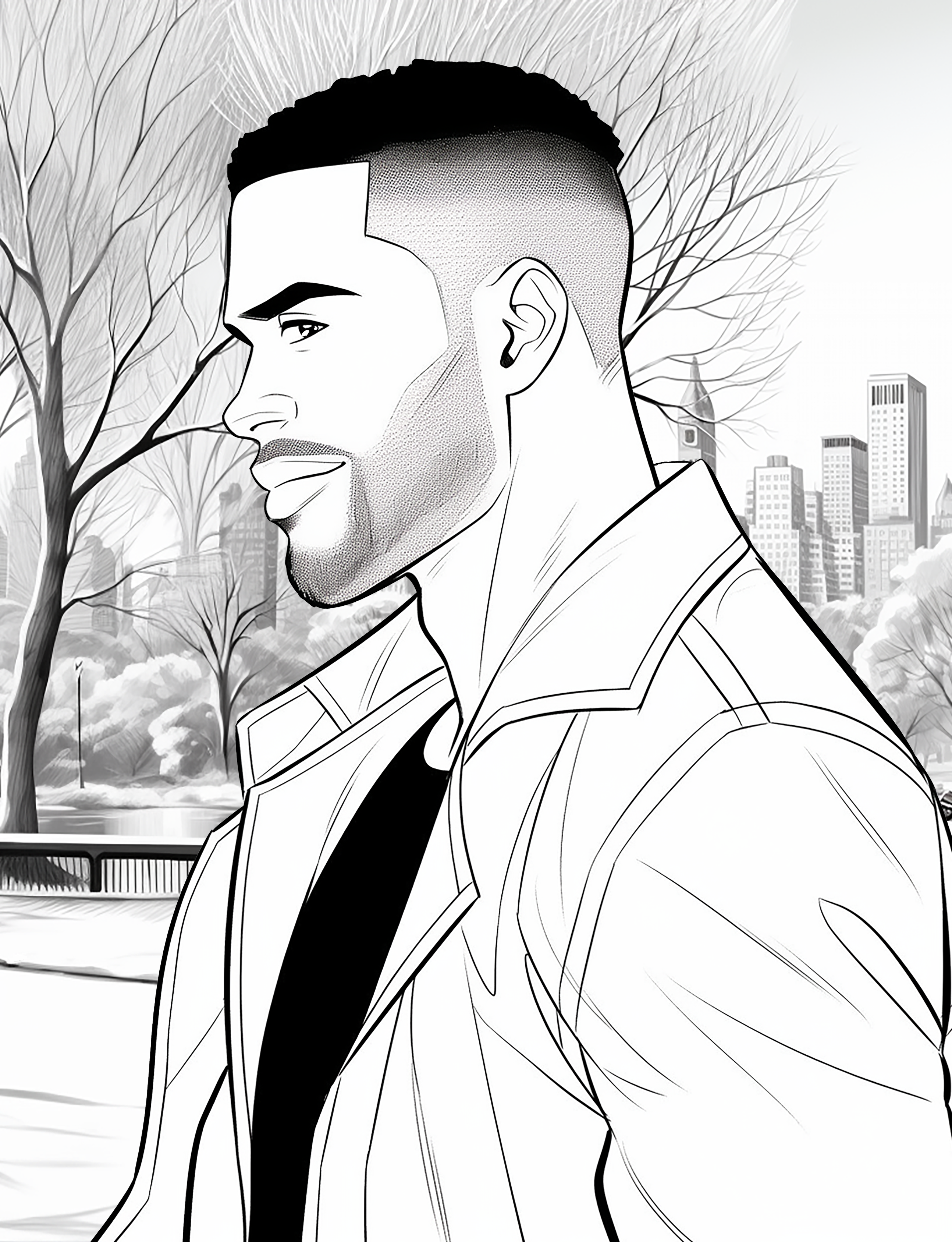 Expressions of Excellence: Black Men Coloring Book
