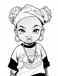 Melanin Magic Moments: Black Kids Coloring Extravaganza