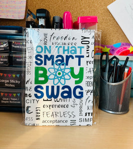 On That Smart Boy Swag Lined Notebook Journal