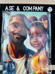 Girl Dad Lined Notebook Journal