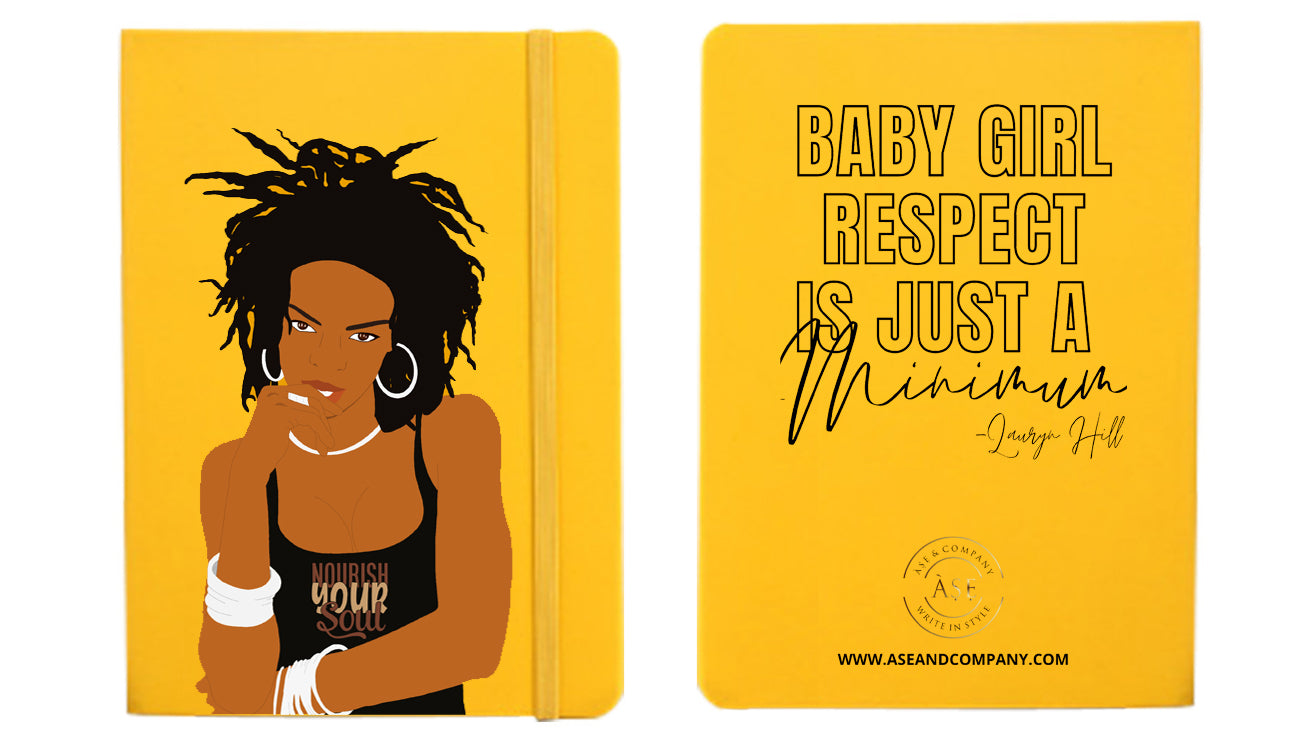 Lauryn Hill Baby Girl Black Queen, Diary, Writing Journal, Notebook 1