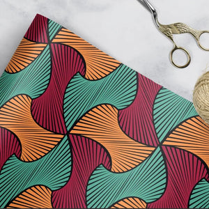 Ase Swirl Melanin Christmas Wrapping Paper