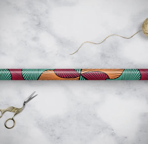 Ase Swirl Melanin Christmas Wrapping Paper