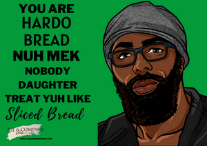 Hardo Bread Lined Notebook Journal Men