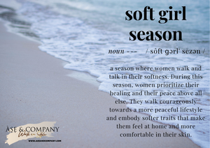 Soft Girl Season Walk Lined Notebook Journals