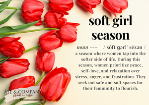 Soft Girl Season Tap Lined Notebook Journals