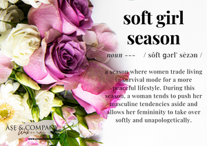 Soft Girl Season Trade Lined Notebook Journals