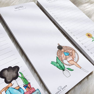 Notes List Notepad Journal Entry Planner