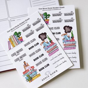 Book Lover Laptop Water Bottle Stickers