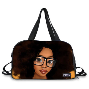 Zuri  Melanin African Duffel Travel Bag