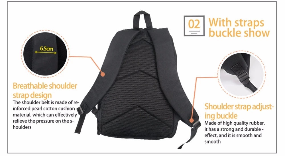 Backpack School Bag Set