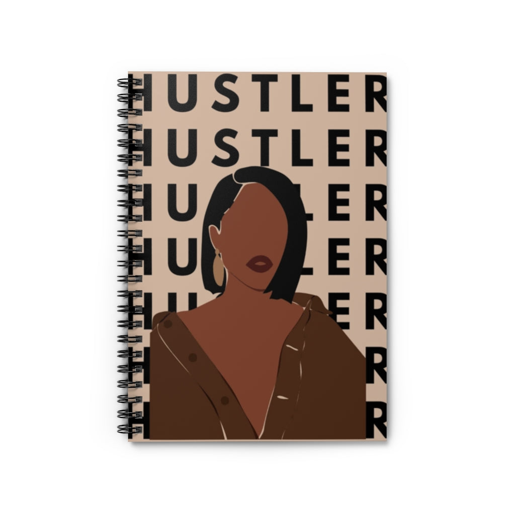 Hustler Boss Ceo Black Queen Spiral Notebook Journal