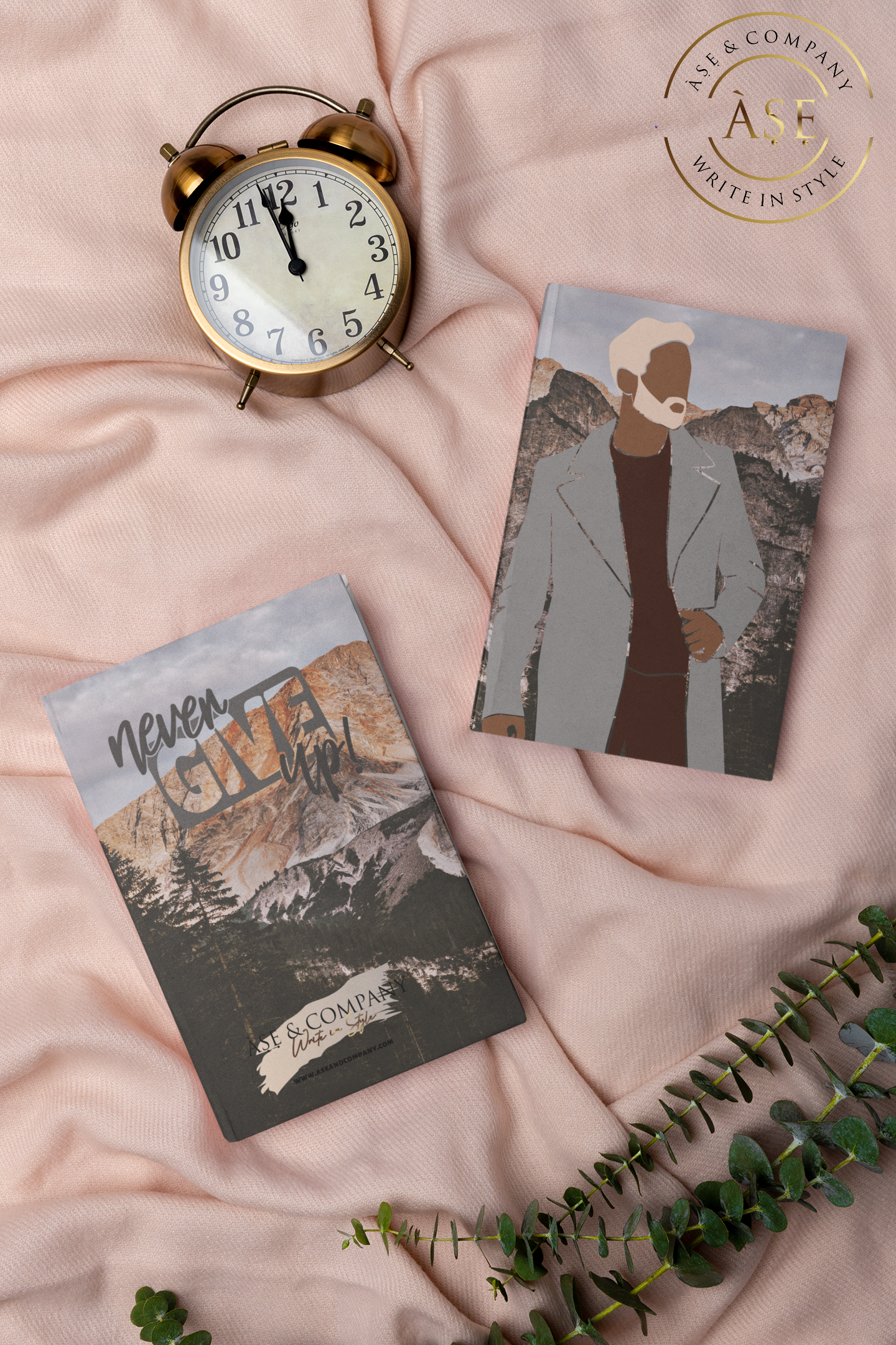 Mr. Never Give Up Lined Notebook Journals