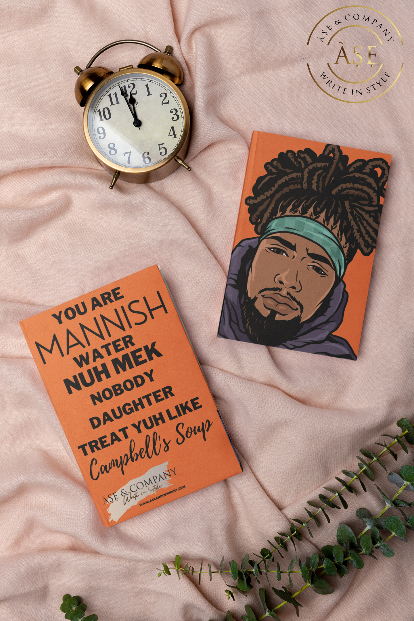 Mannish Water Lined Notebook Journal Men