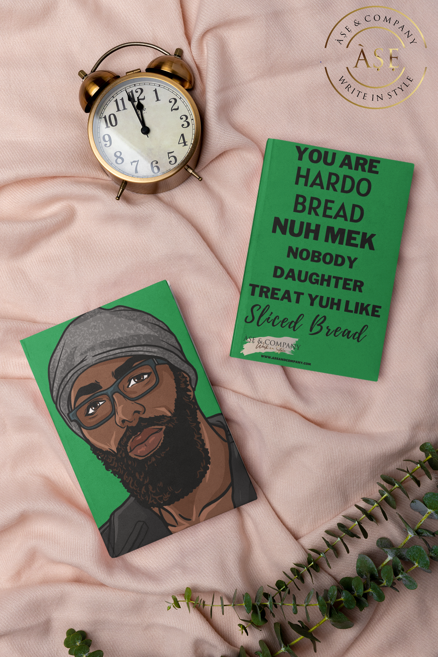 Hardo Bread Lined Notebook Journal Men