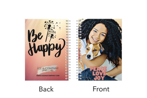 Peace Love Joy Happiness Animal Lover Spiral Notebook Journal