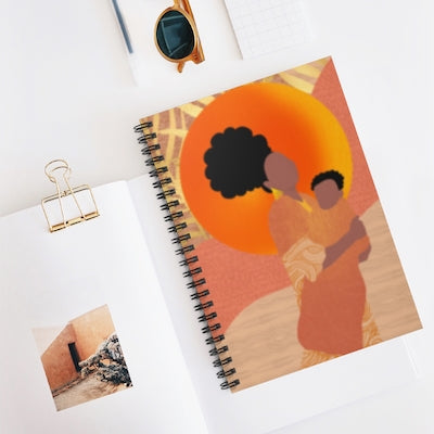 Mother Child Black Queen NoteBook