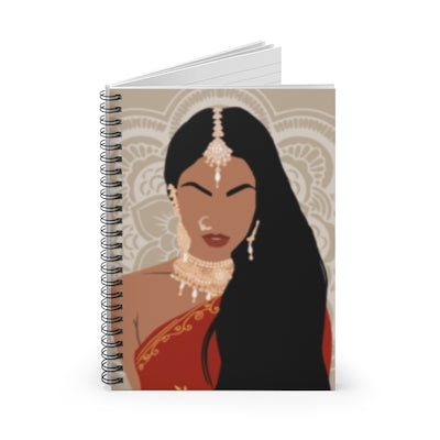 Katrina Bollywood Indian Spiral Notebook Journal