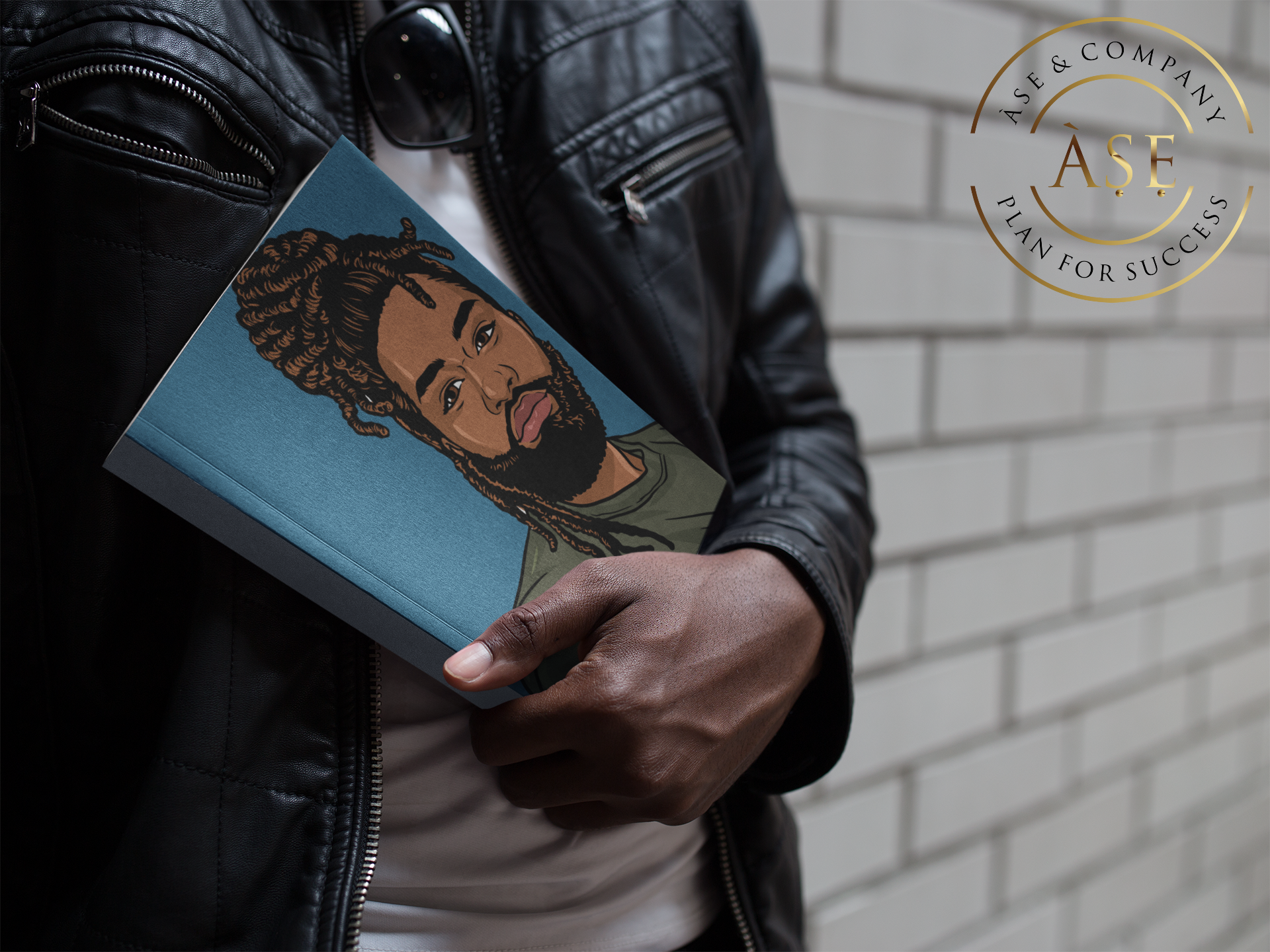 Bun and Cheese Lined Notebook Journal Men