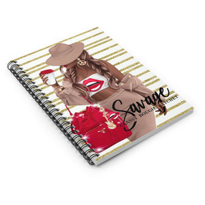 Savage Classy Bougie Rachet Women Spiral Notebook Journal
