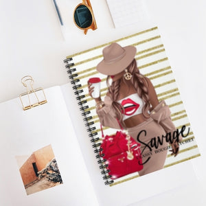 Savage Classy Bougie Rachet Women Spiral Notebook Journal